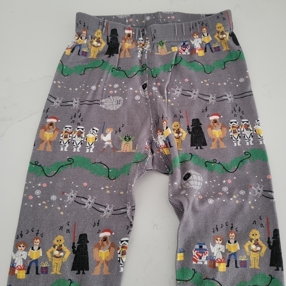 Hanna Andersson Star Wars Christmas Pajamas Stormtrooper 2-Piece Set 100% Cotton - Picture 4 of 6